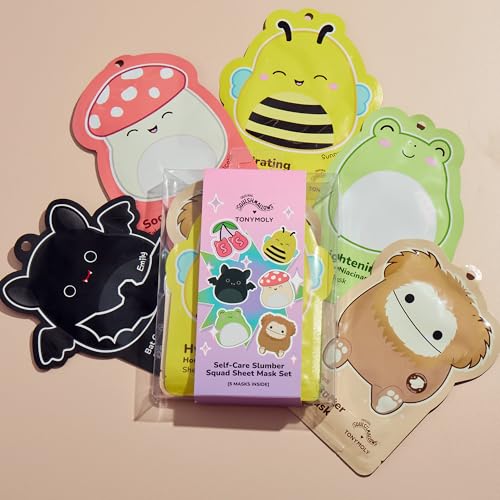 TONYMOLY x Squishmallows Slumber Squad Self-Care Mask Set - 5 Pack
