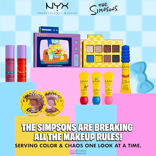 NYX Homer Simpson Donut Highlighter - Frosted Gold Shimmer Powder