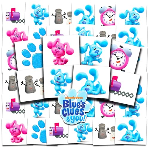 Blue's Clues Kids Party Favors - 72 Temporary Tattoos Bundle