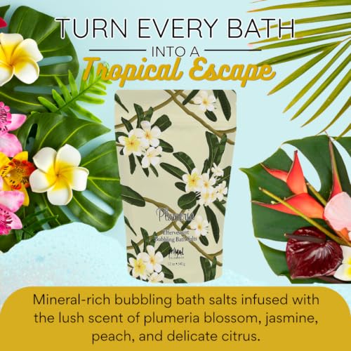 Primal Elements Detoxifying Sea Salt Soak - Plumeria Bubbling Bath Salts