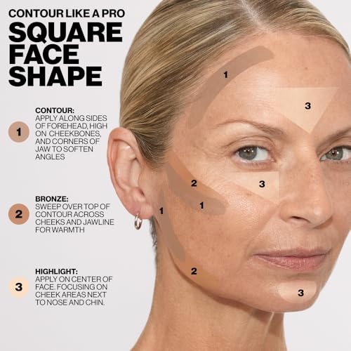 Smashbox Step-By-Step Contour Palette | Sculpt + Glow All-In-One Contour Kit with Blendable + Buildable Formulas