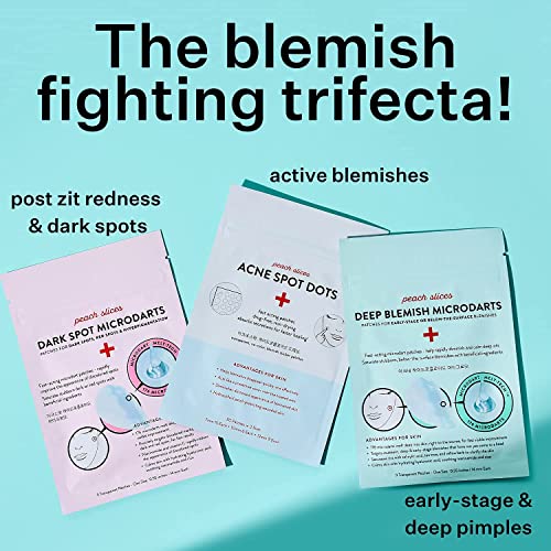 Peach Slices Dark Spot & Acne Microdart Patches Bundle - Vegan Cruelty-Free