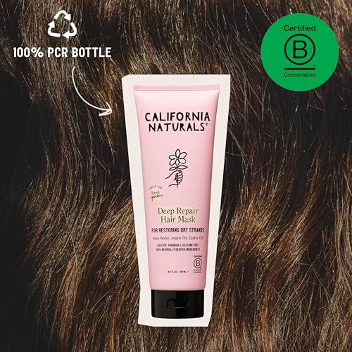 California Naturals Deep Repair Hair Mask with Argan Oil & Shea Butter, 12 fl oz
