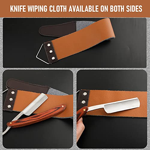 SXDGS Professional Straight Razor Set NO.147 with Strop - Stainless Steel Shaver for Men