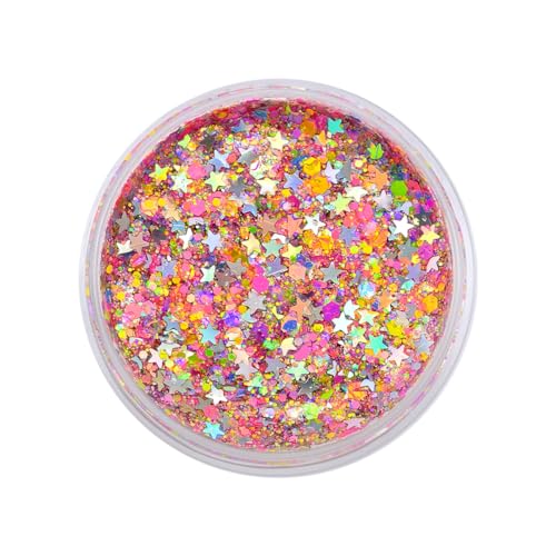 Rainbow Holographic Body Glitter Gel - Vegan, Cruelty-Free, Long-Lasting Face & Body Make-up