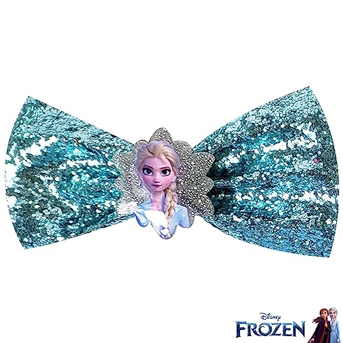Luv Her Frozen 2 Girls 7-Piece Hair Bow Set - Non-Slip Ties