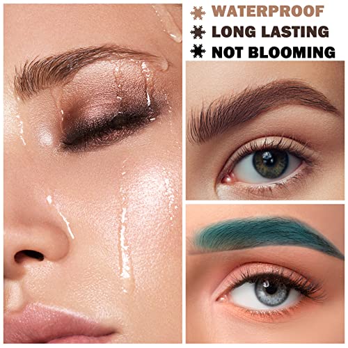 XINGXYUEL Eyebrow Pomade Cream 9# Wine Waterproof Long Lasting with Brush