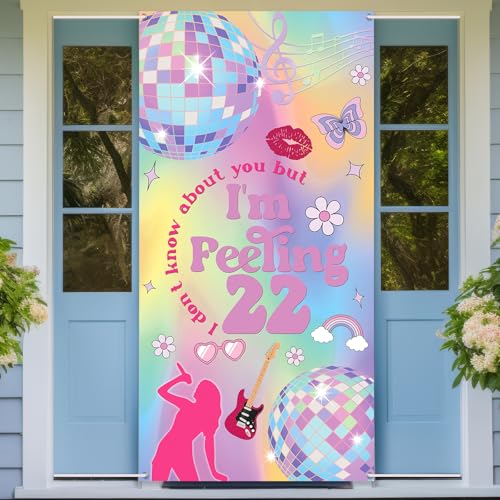I'm Feeling 22 Birthday Banner - Fun 22nd Party Decoration 3x6ft