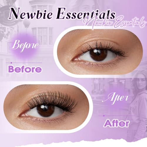 WENDY LASHES Cluster Eyelash Extensions C3-07-D Wispy Waterproof Reusable