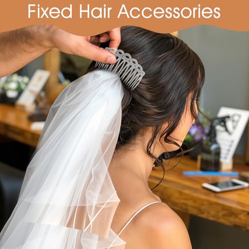 Ymapinc 6PCS French Hair Combs - Decorative Resin Styling Tools