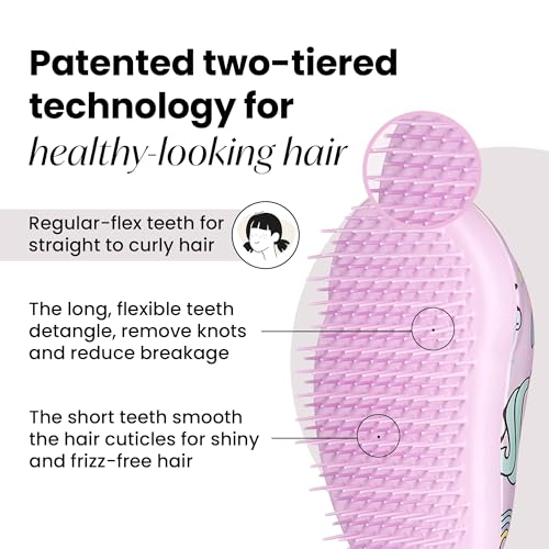 Tangle Teezer Mini Detangler Brush for Kids - Unicorn Magic