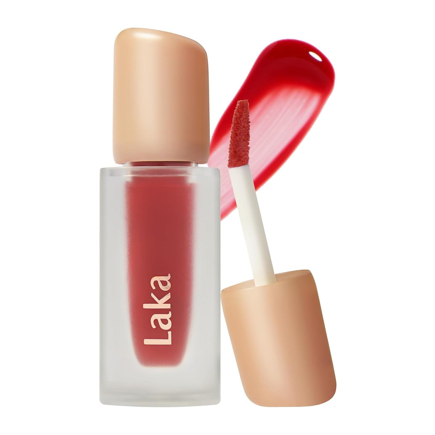 Fruity Glam Tint Lip Stain - Hydrating, Lightweight, Buildable Color | K-Beauty #101 Joyful, 4.5g/0.15oz