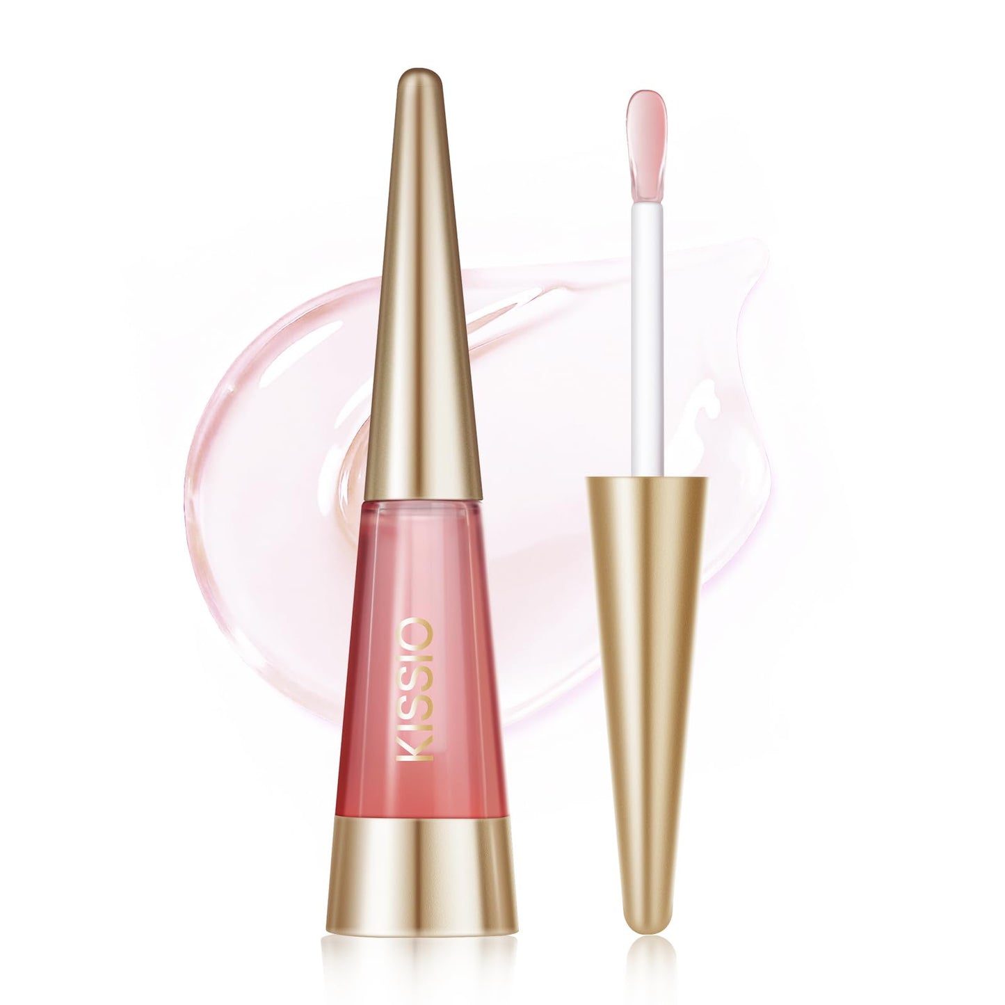 KISSIO PLUMP Lip Plumper,0.3 fl oz (9 ml),Maximum Plump with Ginger and Peptides,Extreme Lip Plumper,Hydrating and Plumping,Lips Line Care,Lips Gloss,Master