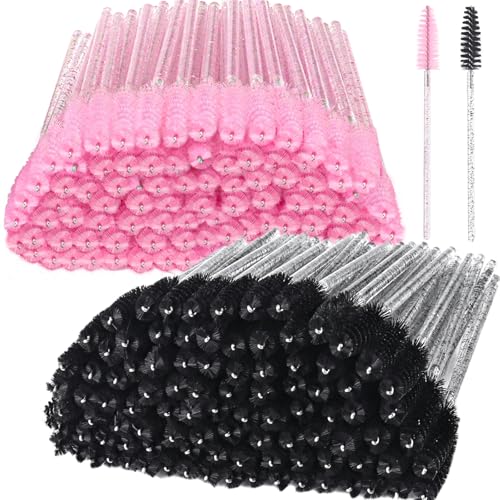 200 Disposable Mascara Wands - Eyelash Spoolies for Makeup