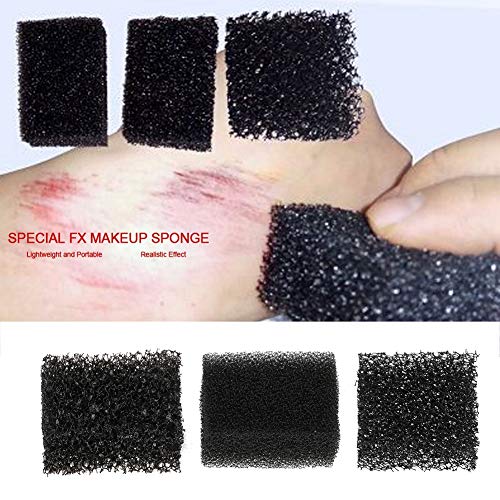 MEICOLY Stipple Sponge for Halloween Wound Makeup - 3pcs