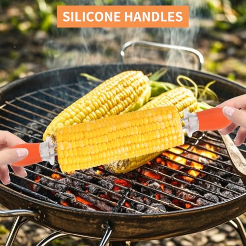 VinBee 8 Pairs Corn on the Cob Holders Set with Interlocking Design