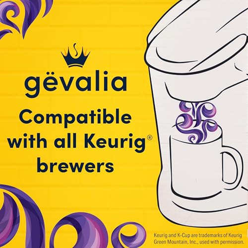 Gevalia Majestic Roast K-Cup Coffee Pods - Bold Arabica Coffee, 10 ct