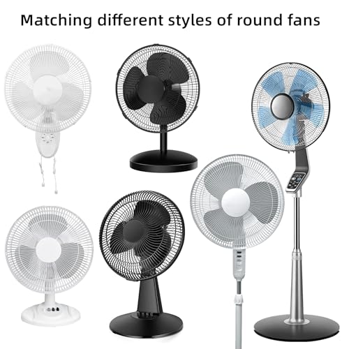 12-Inch Fan Covers for Table Fans - Child Safety Mesh Protectors (2 Pack)