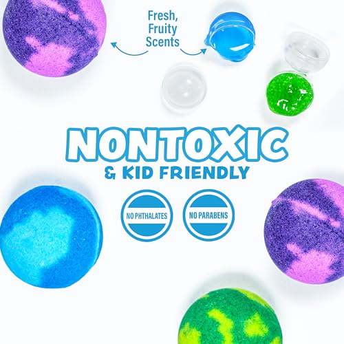 Tub Works Super Goo Bath Slime Surprise Bombs - 6 Pack Kids Bath Set