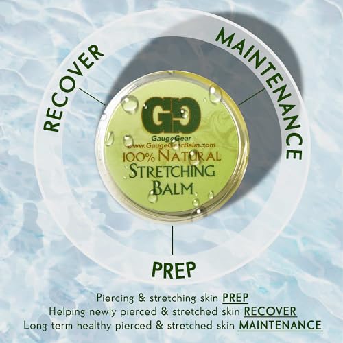 Gauge Gear Ear Stretching Balm | 10ml Natural Aftercare Salve