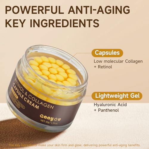 Gaayou Deep Retinol Collagen Capsule Cream - Anti-Aging Moisturizer