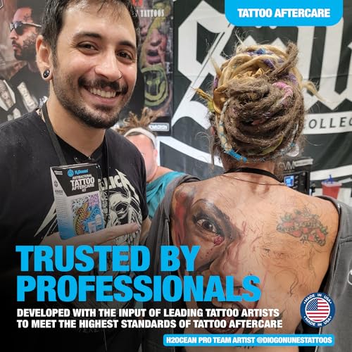 H2Ocean Antibacterial Tattoo Aftercare Kit - Foam Soap & Healing Ointment