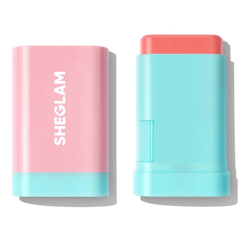 Glass Glow Blush Stick | Waterproof Cream Blush for Cheeks & Lips | Hydrating & Blendable Nude Color
