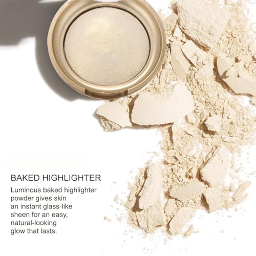 Corlo 303-Glow Baked Highlighter Contour Powder - Sheer Pearl Shimmer for Face