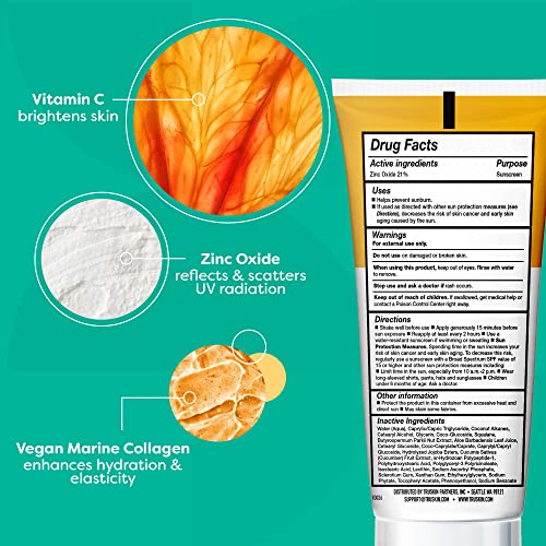 TruSkin SPF 30 Mineral Sunscreen Face SPF with Zinc Oxide 1.7 fl oz