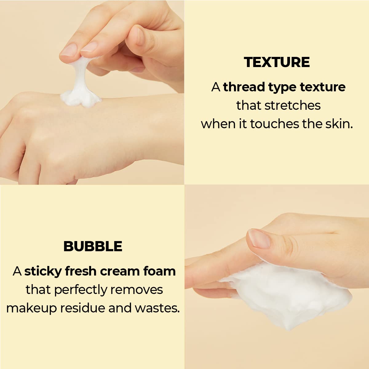Numbuzin No.2 Cleansing Foam - Deep Clean Cream Cleanser for Blackheads & Excess Oil | 4.05 fl. oz.