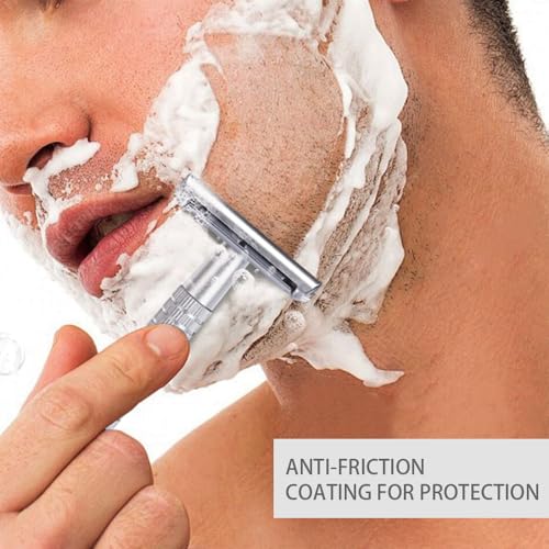 Double Edge Safety Razor Kit - Eco-Friendly Zinc Alloy Manual Shaver