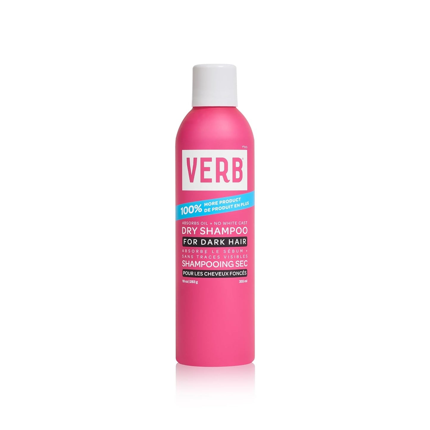 VERB Dry Shampoo for Dark Hair - Refreshing Oil Absorbing Spray | Vegan, Paraben-Free Formula