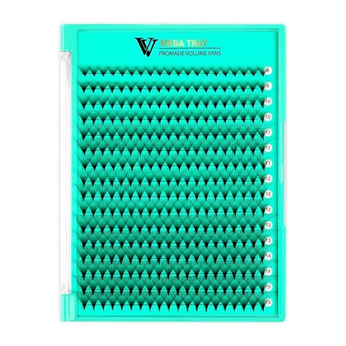VAVALASH 24D Premade Volume Eyelash Extensions 320 Fans 8-15mm C Curl 0.03-0.07 Thickness