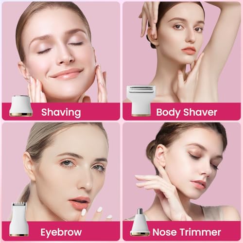 Women’s 5-in-1 Wet/Dry Bikini Trimmer - USB Rechargeable Hair Removal Shaver
