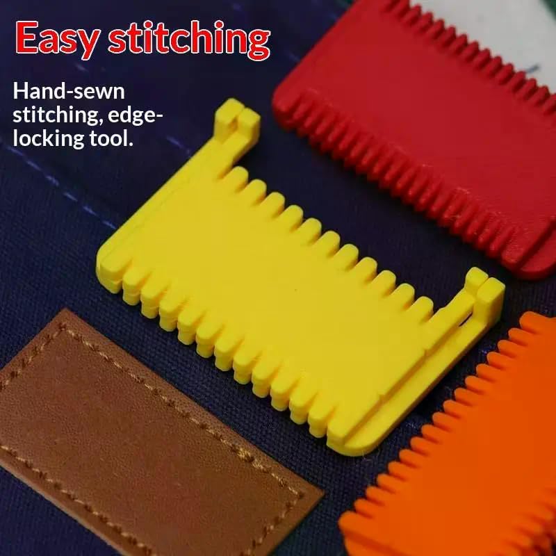 Sewing Guide Template Kit - 4PCS Precision Stitch Spacing Tools for Fabric, Embroidery & Leathercraft | 1.5/2/3/4mm Sizes