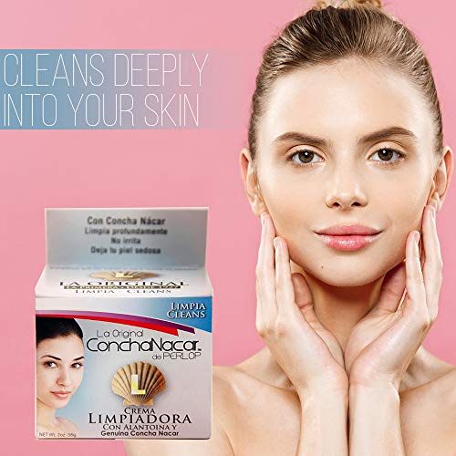 PERLOP Concha Nacar Cleansing Cream 2 oz - Deep Facial & Makeup Remover