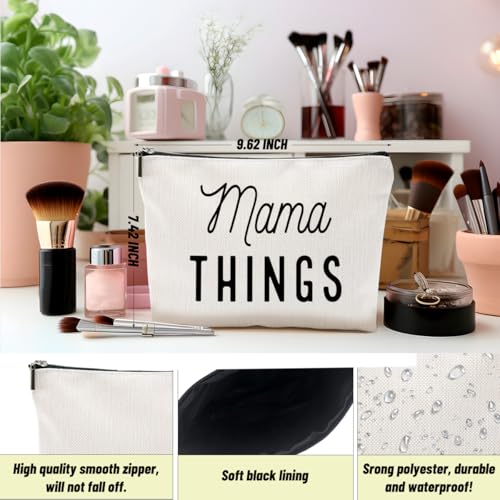 Mama and Baby Makeup Bags - 2PCS Cosmetic Organizer Set