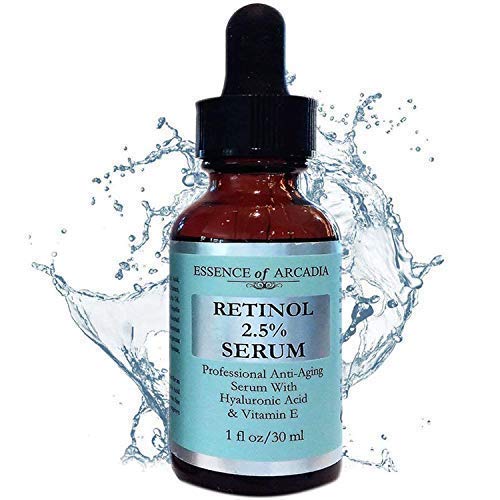 Retinol Serum 2.5% Anti-Aging Face Treatment with Hyaluronic Acid & Vitamin E
