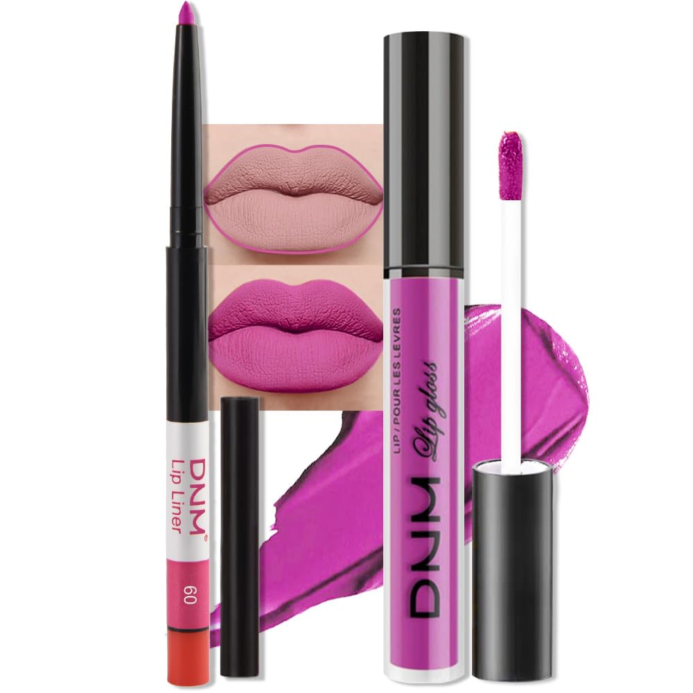 Medium Brown Beige Lip Liner & Matte Lipstick Set - Vegan, Long-Lasting, Waterproof | 2 Pcs