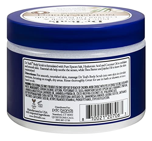 Dr. Teal's Epsom Salt Body Scrub - Nourish & Protect, 16oz