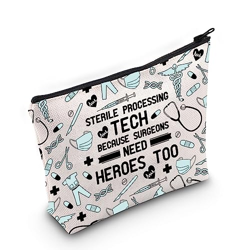 Sterile Processing Tech Gift Cosmetic Bag - Surgical Tech Canvas Pouch