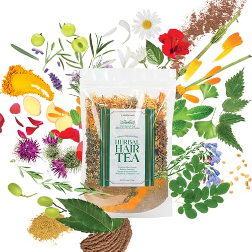 Well's Hair Tea Rinse for Growth & Healthy Scalp - 4oz (Pack of 1)