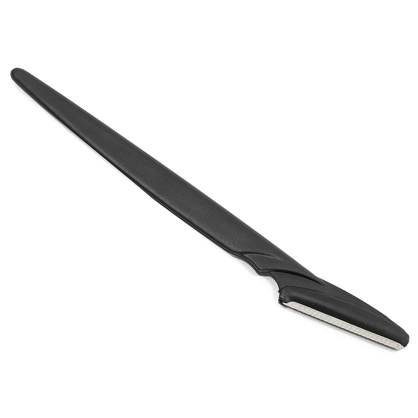 Men's Touch Up Razors for Mustache, Beard (Black, 5.8 Inches, 12 Pack)