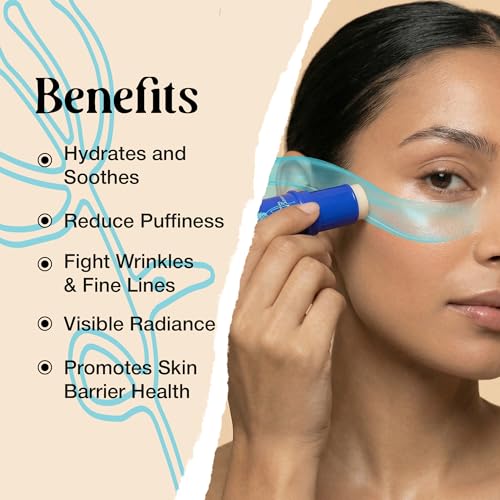 Fragrance Free Under Eye Balm Stick - 2 Pack, 20g Each | Hydrating & Brightening Stick with Retinol, Aloe Vera, Vitamin E