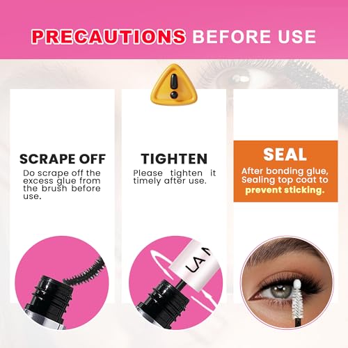La Maesii Lash Cluster Glue - 2 in 1 Bond & Seal, 10ml