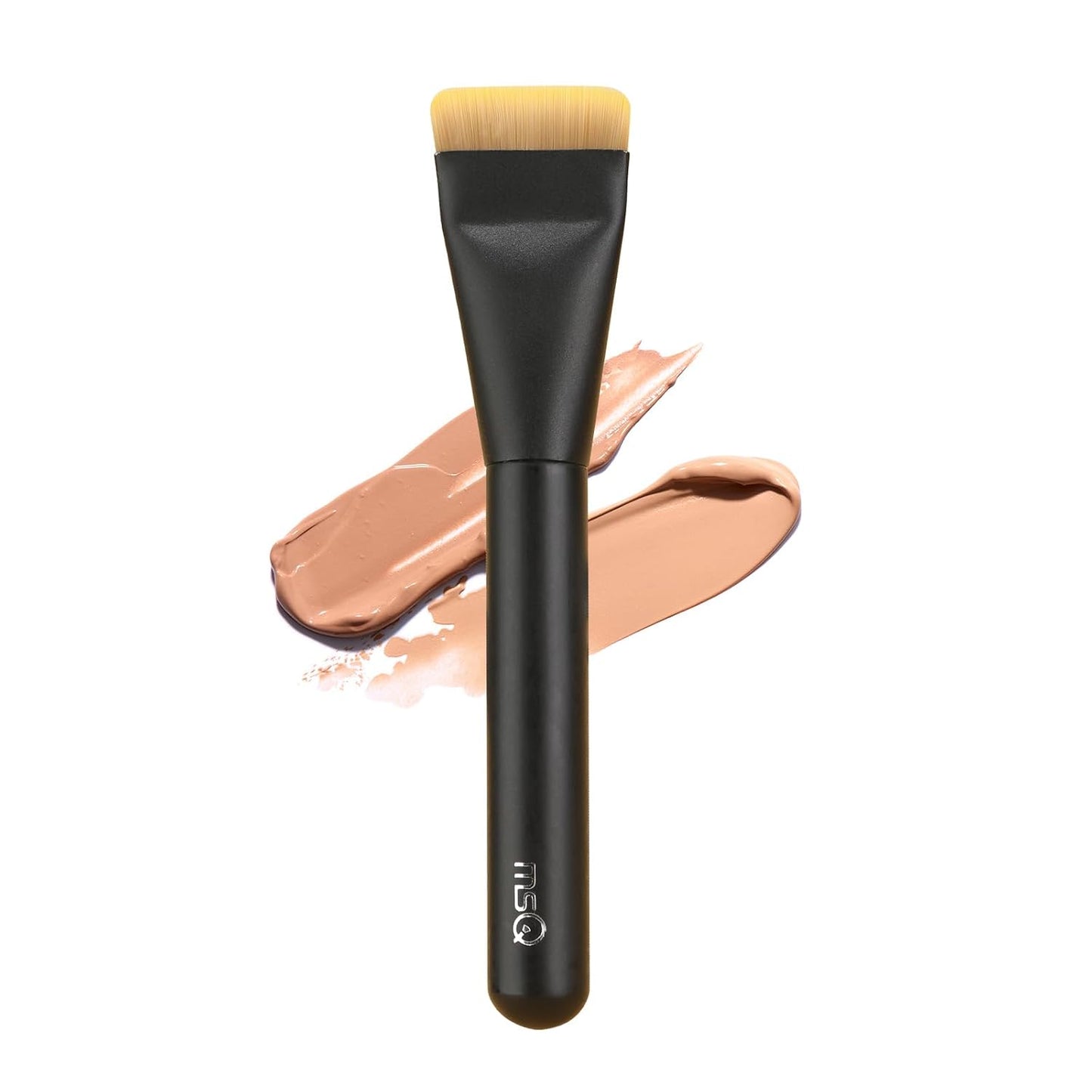 MSQ Foundation Brush - Angled Makeup Brush for Liquid Foundation & Cream Blending | Ultra Thin Design