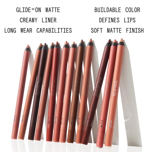 aboutface Matte Fix Lip Pencil - Bright Cherry Red | Long-Lasting Color