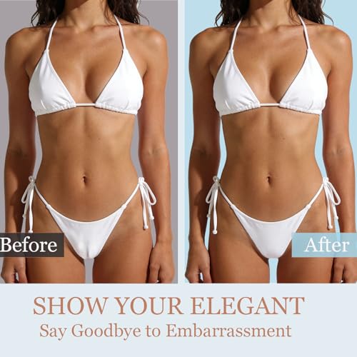 Majurphy 3-Pack Silicone Camel Toe Concealer Pads - Reusable Seamless Inserts for Swimwear & Bikinis