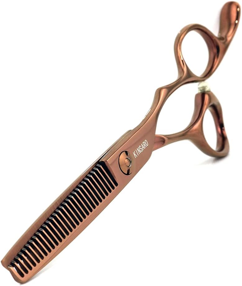 Professional Hair Cutting Scissors - 5.5" Barber Shears with 440C Convex Blades | Silvery Finish for Home or Salon Use