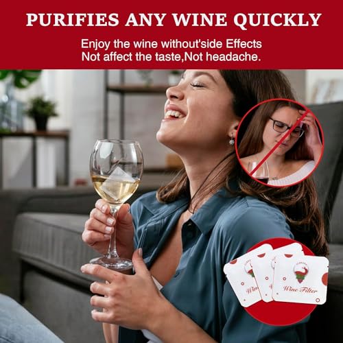 Wine Purifier Filters - 12 Pack for Allergies & Sensitivities
